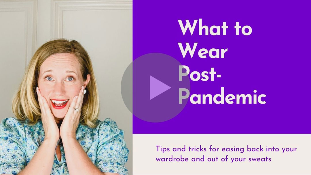Shocked woman wondering what to wear post-pandemic