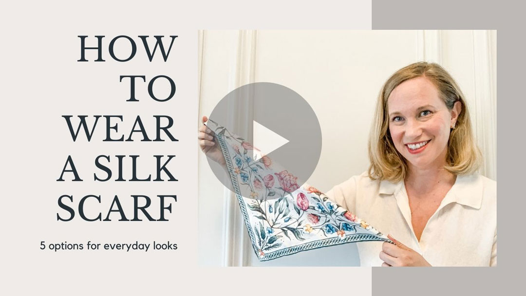 Five Ways to Wear a Silk Scarf
